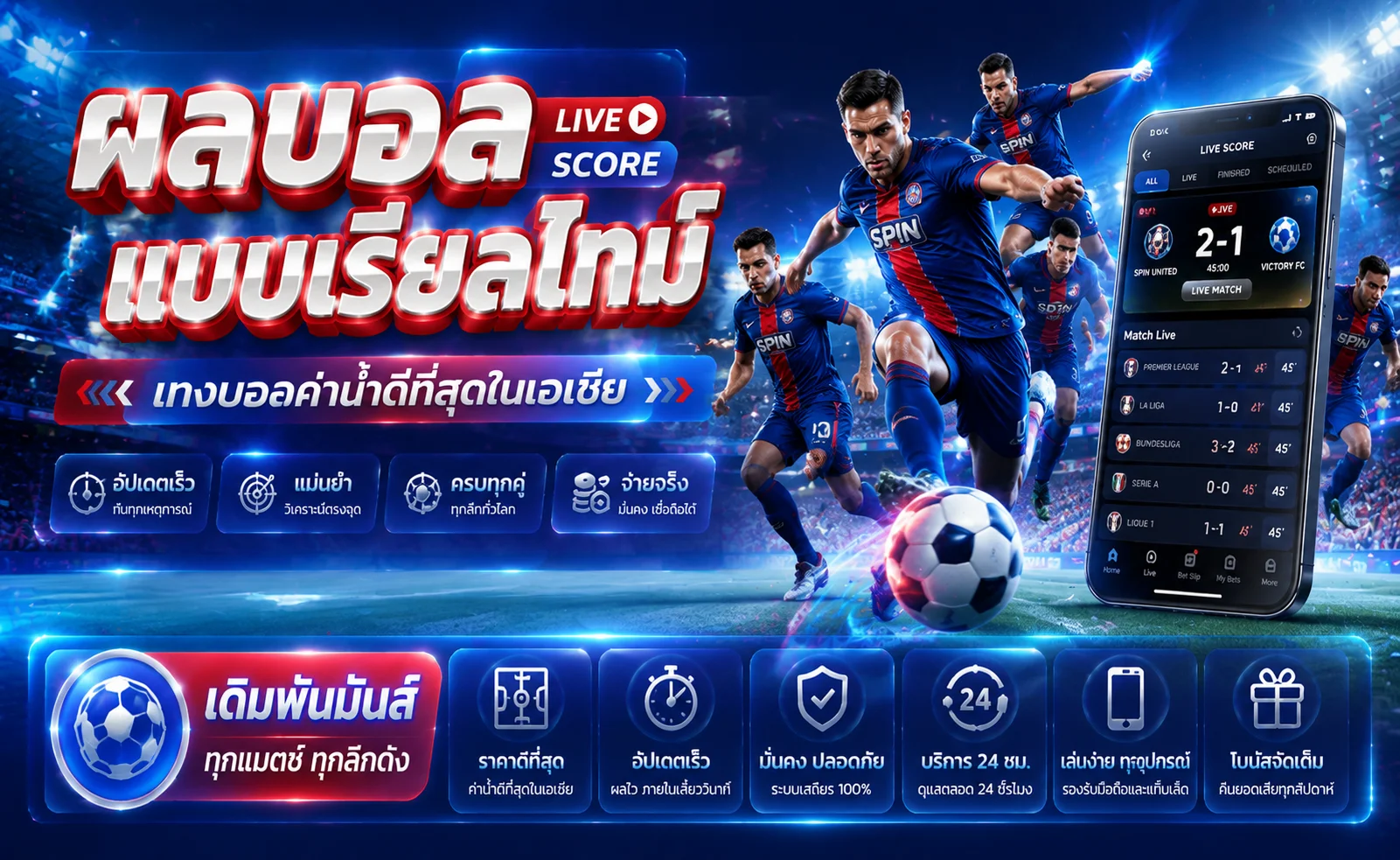 แทงบอลออนไลน์ FUNCLUB777 ราคาน้ำดีครบทุกลีก